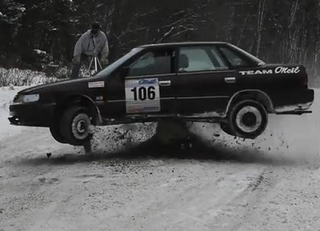 Illustration for article titled weird winter rally slides